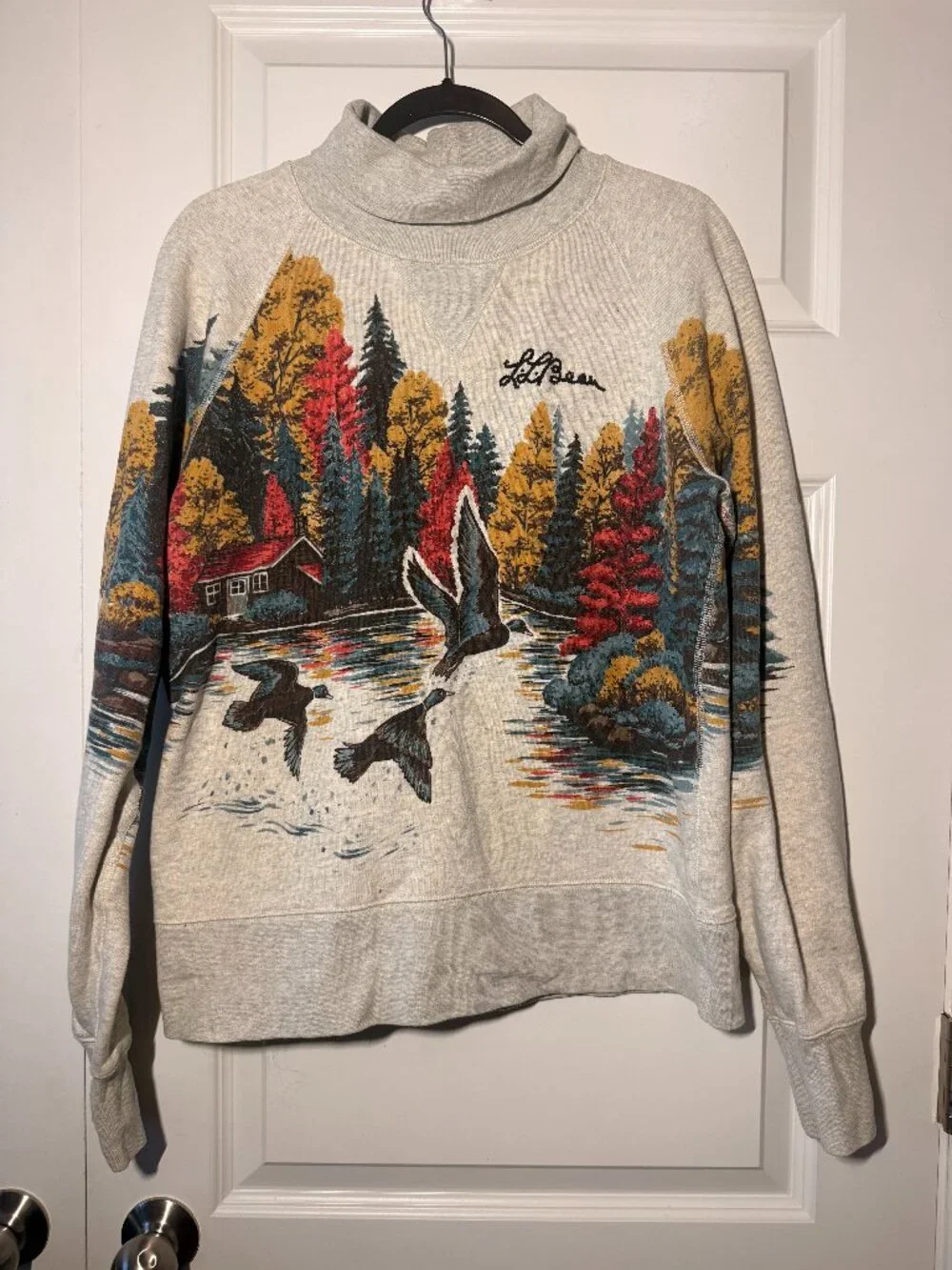 Todd Snyder LLBean Duck Scene Turtleneck |size medium | Rare & Collectible